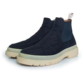 Autre Marque-Aurelien, Navy snow Chelsea boots-Blue