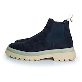Autre Marque-Aurelien, Navy snow Chelsea boots-Blue