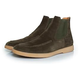 Autre Marque-Aurelien, City Chelsea boots in green-Green