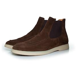 Autre Marque-Aurelien, City Chelsea boots in brown-Brown