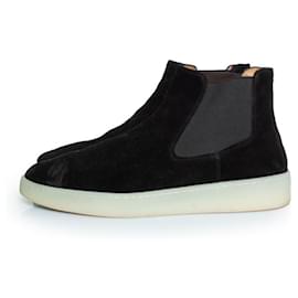 Autre Marque-Aurelien, Black urban suede Chelsea boots-Black