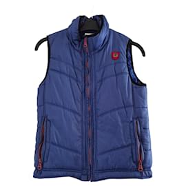 Diesel-Blue sleeveless down jacket Diesel size 1 / 10 years-Blue