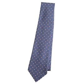 Louis Vuitton-Cravate en soie Monogram Louis Vuitton-Bleu