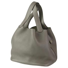 Hermès-Hermes Picotin Lock 22 MM Handbag-Grey