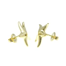 Tiffany & Co-Tiffany Starfish Stud Earrings-Golden