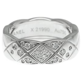 Chanel-Chanel Coco Crush Medium Diamond Ring-Silvery