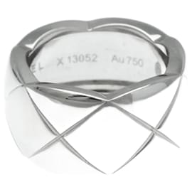 Chanel-Chanel Coco Crush Ring in White Gold-Silvery