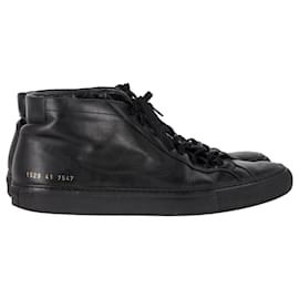 Autre Marque-Common Projects Original Achilles High Sneakers in Black Leather-Black