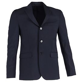 Einreiher-Blazer von Acne Studios aus marineblauem Polyester Blau Hellblau