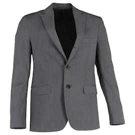 Acne-Acne Studios Relaxed Fit Suit Jacket in Grey Wool-Grey