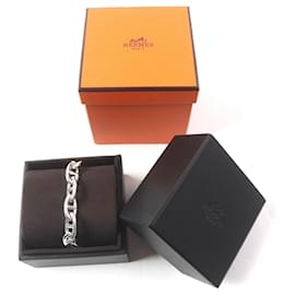 Hermès-Hermes Chaine d'Ancre GM AG925 Bracelet-Silvery,Metallic