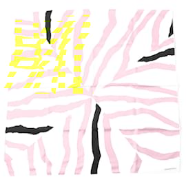 Hermès-Hermes Rosace de Janos Ber Silk Scarf-Yellow
