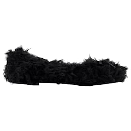 Balenciaga-Leopold Ballerinas - Balenciaga - Fake Fur - Black-Black
