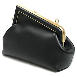 Fendi-Fendi Fendi First Nappa Leather Shoulder Bag-Black