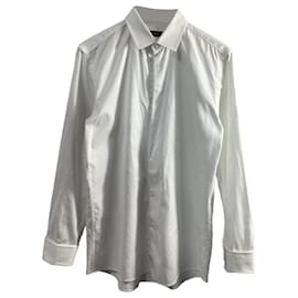 Hugo Boss-Boss Hugo Boss Slim Fit Shirt in White Cotton-White,Cream