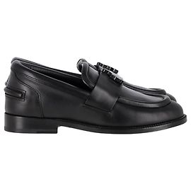 Mocassini Slip on Lanvin in pelle nera Nero