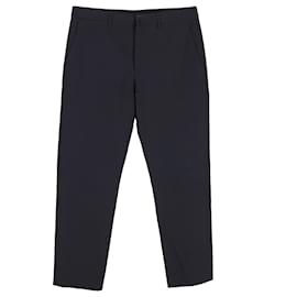 Acne-Acne Studios Brobyn Trousers in Black Cotton-Black