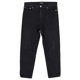 Apc Jeans de pierna recta A.P.C. en denim de algodón negro Negro