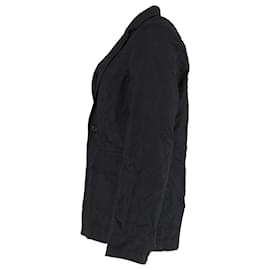 Acne-Acne Studios Workwear Tailored Jacket In Black Cotton-Black