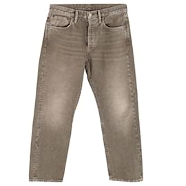 Acne-Acne Studios 1996 Dust Devil Jeans in Brown Denim-Brown,Red