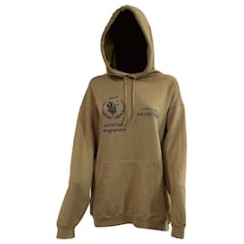Balenciaga-Balenciaga X World Food Programme Hoodie In Brown Cotton-Brown,Red