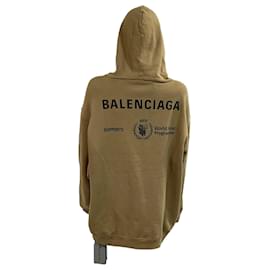 Balenciaga-Balenciaga X World Food Programme Hoodie In Brown Cotton-Brown,Red