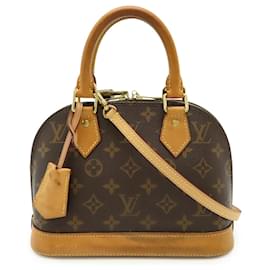 Louis Vuitton-Louis Vuitton Alma BB Monogram 2way Bag-Brown