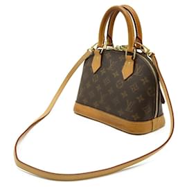 Louis Vuitton-Louis Vuitton Alma BB Monogram 2way Bag-Brown