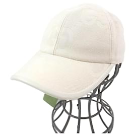 Gucci-Boné de beisebol Jumbo GG de algodão poliéster da Gucci-Marrom,Bege