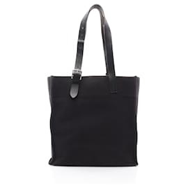Hermès-Hermes Etrivière Shopping Toilgoelan Leather Tote Bag-Black