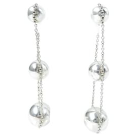 Tiffany & Co-Tiffany&Co. Hardware Triple Drop Pierce Silver Accessory-Silvery,Metallic