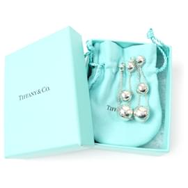 Tiffany & Co-Tiffany&Co. Hardware Triple Drop Pierce Silver Accessory-Silvery,Metallic