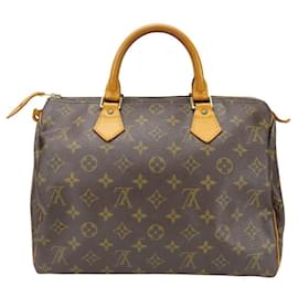 Louis Vuitton-Louis Vuitton Speedy 30 Monogram Handbag-Brown