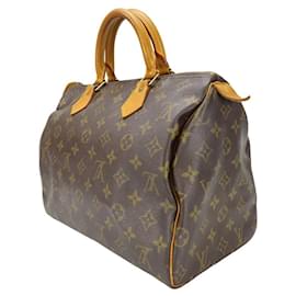 Louis Vuitton-Louis Vuitton Speedy 30 Monogram Handbag-Brown