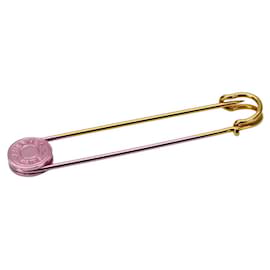 Hermès-Hermes Serie Brooch-Golden,Metallic