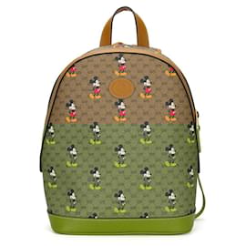 Gucci-Gucci GG Supreme Canvas Small Backpack-Brown