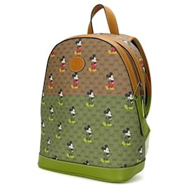 Gucci-Gucci GG Supreme Canvas Small Backpack-Brown