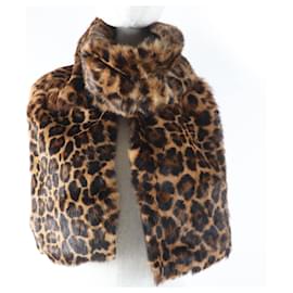 Gucci-Gucci Lapin silk Leopard Stole-Brown