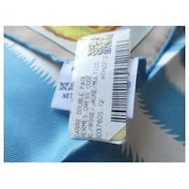 Hermès-new Hermès square double-sided with its 'dress code' label and its box-Multiple colors