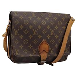 Louis Vuitton-LOUIS VUITTON Monogram Cartouchiere GM Shoulder Bag Vintage M51252 Auth 119553-Monogram