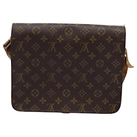 Louis Vuitton-LOUIS VUITTON Monogram Cartouchiere GM Shoulder Bag Vintage M51252 Auth 119553-Monogram