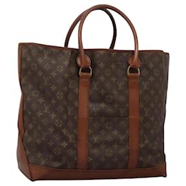 Louis Vuitton-LOUIS VUITTON Monogram Sac Weekend GM Tote Bag M42420 LV Auth bs24686-Monogram