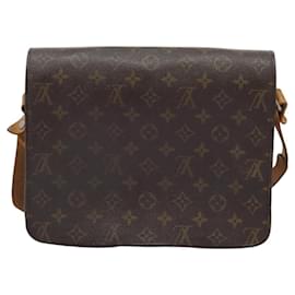 Louis Vuitton-LOUIS VUITTON Monogram Cartouchiere GM Shoulder Bag Vintage M51252 Auth 118231-Monogram