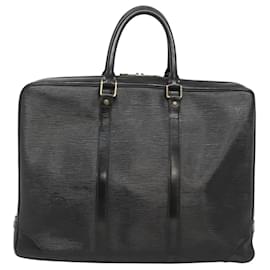 Louis Vuitton-LOUIS VUITTON Epi Porte Documents Voyage Business Bag Black M54472 Auth 119747-Black