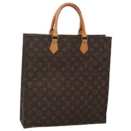 LOUIS VUITTON Bolsa Sac Plat Monogram M51140 LV Auth 119745 Monograma