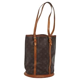 Louis Vuitton-LOUIS VUITTON Monogram Bucket GM Shoulder Bag M42236 LV Auth 120437-Monogram