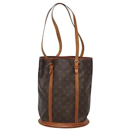 Louis Vuitton-LOUIS VUITTON Monogram Bucket GM Shoulder Bag M42236 LV Auth 120437-Monogram
