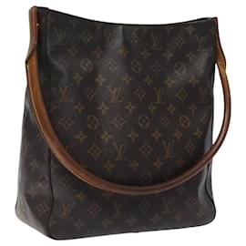 Louis Vuitton-LOUIS VUITTON Monogram Looping GM Shoulder Bag M51145 LV Auth 116345-Monogram
