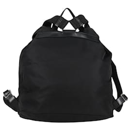 Prada-PRADA Backpack Nylon Black Auth 119446AM-Black