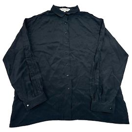Camicia in seta vintage Dior nera M Nero